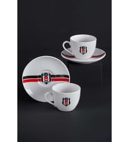 Neva N3427 Lisanslı Çizgili 2'li Çay Fincan Takımı-bjk