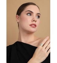 Majestic Gold 14 Ayar Altın Yüzük Elegance (Çok Renkli)