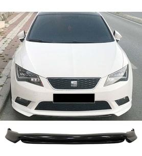 Seat Leon Mk3 Style Ön Ek Karlık Abs Plastik Mat Siyah 2012 2013 2014 2015 2016 Makyajsız Kasa karlık+bodykit+ek