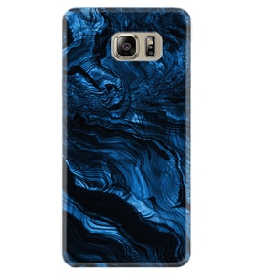 Samsung S7 Edge S20 Fe Plus Ultra S21 S22 Kılıf Boyun Askılı Silikon Blue MArble 1379