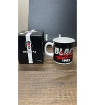 Beşiktaş Lisanslı Taraftar Seramik Kupa Siyah Beyaz