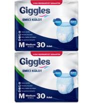 Giggles Hasta Bezi Yetişkin Emici Külot M-Orta Medium 60 Adet (2PK*30)