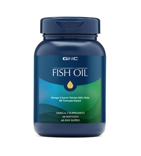 GNC Fish Oil - 60 Yumuşak Kapsül