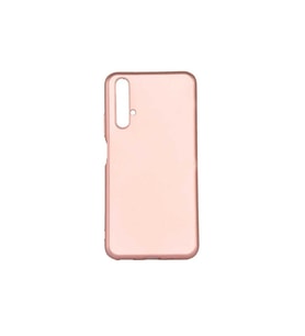 Huawei Honor 20 Uyumlu Kılıf Zore Premier Silikon Kapak (Rose Gold Altın)