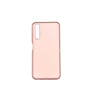 Huawei Honor 20 Uyumlu Kılıf Zore Premier Silikon Kapak (Rose Gold Altın)