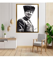 ÇERÇEVELİ ATATÜRK TABLO S579