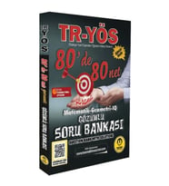 Tasarı TR YÖS Matematik-Geometri-IQ 80 De 80 Net