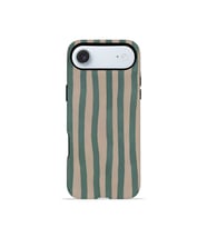 iPhone 17 Air Vorian Çift Katmanlı MagSafe Kılıf Sage Riviera Stripe