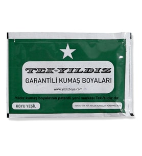39 - Kumaş Boyası Yeşil Koyu 11 Gr
