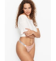 Victoria's Secret Very y Dantelli Ve Logo Askılı Cheeky Külot