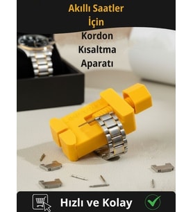 Çelik Uçlu Akıllı Saat Kordon Kısaltma Aparatı Aleti Metal Kordonlu Saatler İçin Pratik ve Kolay Kullanım