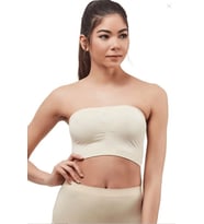Elite Life 3D Dikişsiz Kadın Destekli Strapless (Ten)