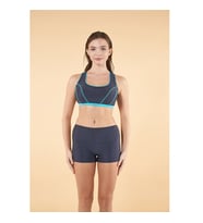 Estiva Free-Set Büstiyerli Şortlu Bikini Takım (Antrasit)