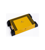 Cohiba Sarı Nokta Desenli Sedir Humidor Puro Kutusu (Karışık)