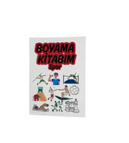 Spor Temalı Seyahat Boy Boyama Kitabı (140x100 mm) (Çok Renkli)