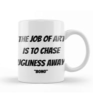 Bono Quotes Gift Kupa Bardak Porselen