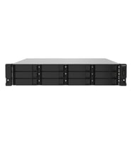 QNAP TS-1232PXU-RP (12x24TB Desteği) RAID(0-1-5-6-10-50-60) NAS Depolama Ünitesi (Siyah)