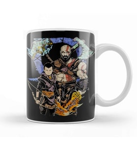 God Of War Kupa Bardak Porselen