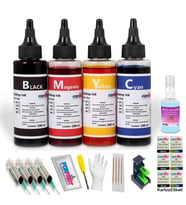 Canon Pıxma E204, Pıxma E304 Yazıcı Uyumlu Forprint Dolum Seti 4X200ml (Çok Renkli)