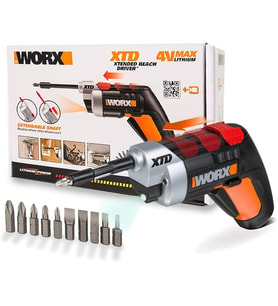 Worx Wx252 4Volt/1.5Ah. Li-Ion Şarjlı Tornavida + 10 Adet Bits Uç