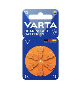 Varta 13 Numara Kulaklık İşitme Cihazı Pili 6'lı Paket