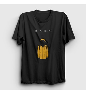 Presmono Unisex Siyah Jonas Dark T-Shirt 186727tt