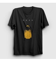 Presmono Unisex Siyah Jonas Dark T-Shirt 186727tt