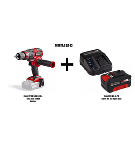 Einhell Set-13 (Einhell TP-CD 18/80 Li-i BL Akülü Darbeli Vidalama+18V 4,0 Ah Akü & Şarj Cihazı)
