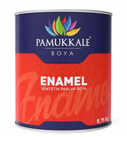 Pamukkale Enamel Sentetik Parlak Yağlı Boya 0.75 Kg Boncuk Mavi