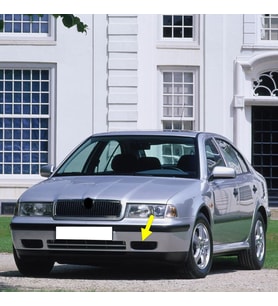 Skoda Octavia A4 1997-2000 Ön Tampon Sol Kapak Izgarası 1U0807367