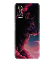 General Mobile GM 21 Pro GM 22 Pro Plus Kılıf Desemli Silikon Wolf and Moon 1380