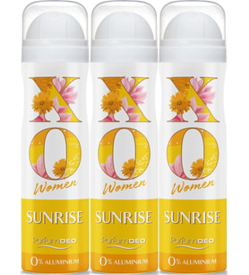 XO Deodorant 150ML Women-Kadın Sunrise (3 Lü Set)
