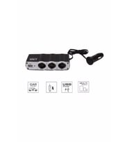 Oto Çakmaklık Çoğaltıcı 3 Port + 1 Usb - 1a 5 V