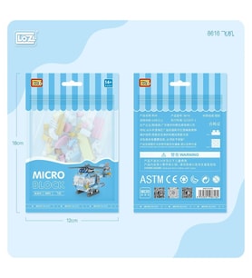 Lz8616 Loz Helikopter Blok Seti Mini Poşet-Vagon Life