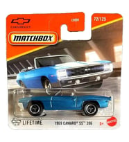 Matchbox 1969 Camaro SS 396 Convertible - Mavi (1/64) JBR84