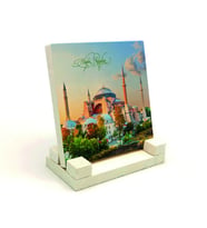 Ayasofya CamiiBaskılı Doğaltaş Masaüstlük