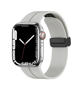 Apple Watch 40mm Uyumlu Kordon Silikon Metal Mıknatıslı Toka Zore KRD-84 Kayış