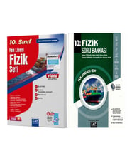 Çap Yayınları 10.Sınıf Fen Lisesi Fizik Seti ve Soru Bankası 2 Kitap