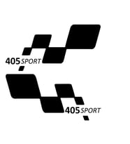 405 sport 2 Etiket Yapıştırma 30cmx11cm MMD134
