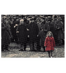 Schindler's List Kırmızı Paltolu Kız Puzzle 240 Parça Yapboz