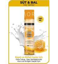 Morfose Süt & Bal Saç Spreyi Kuru ve Kırılgan Saçlar İçin Onarıcı Etki 250 ml