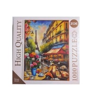 Lisanslı Paris 1000 Parça High Quality Puzzle Yetişkin Ve Çocuklar Için Eğitici Oyuncak Yapboz