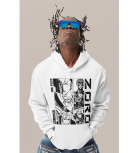 Roronoa Zoro One Piece Baskılı Unisex Oversize Anime Karakter Hoodie