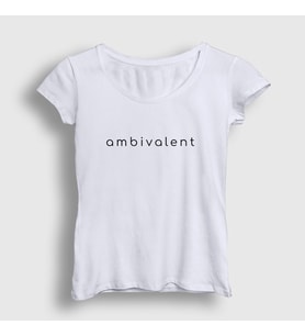 Presmono Kadın Beyaz Ambivalent T-Shirt 468659tt (Beyaz)