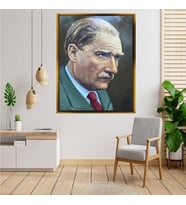 ÇERÇEVELİ ATATÜRK TABLO S483