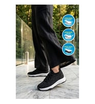 Walkway 2061 G Siyah Anorak Kadın Günlük Ayakkabı