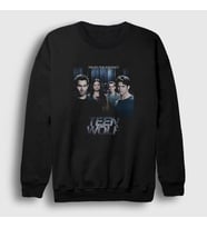 Presmono Unisex Siyah Poster V2 Dizi Teen Wolf Sweatshirt 338431tt