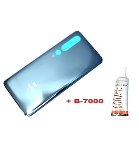 Xiaomi Mİ 10 Arka Kapak Batarya Pil Kapağı 5G (CAM+B-7000) LACİVERT