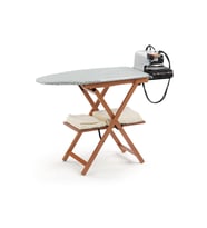 Kiraz Ağacı Ahşap Ütü Masası, Şık ve Dayanıklı Tasarım