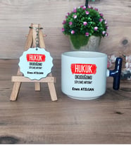  Hukuk Okuduğumu Söylemiş Miydim  Hediye Seti Kupa Bardak T Kulplu ve Anahtarlık Hukuk Öğrencisine Hediye (Model 2)